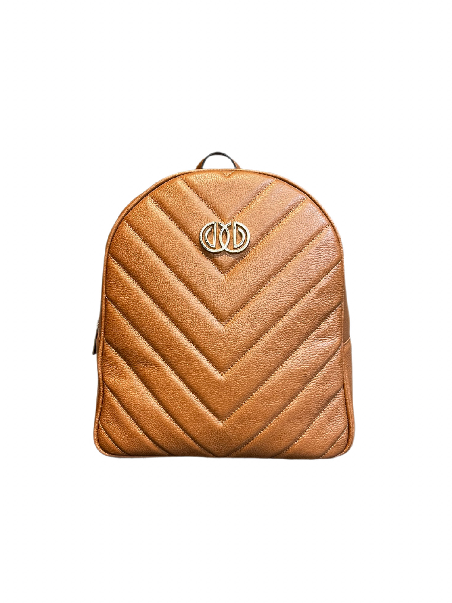 MOCHILA COURO WHISKY DUMOND