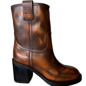 BOTA SCHUTZ COURO MARROM