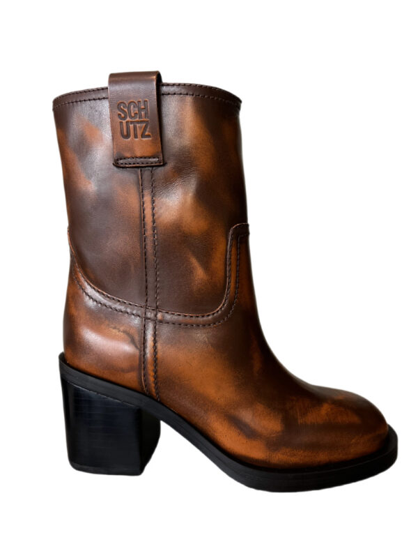BOTA SCHUTZ COURO MARROM