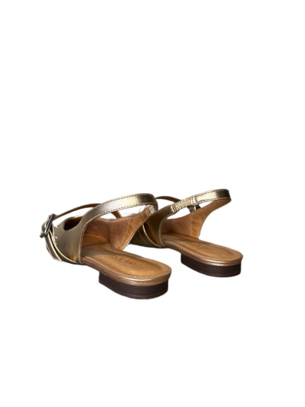SAPATILHA SLINGBACK BICO FINO DOURADA - Imagem 3