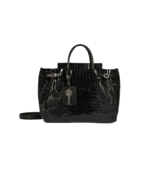 BOLSA COURO CROCO SCHUTZ