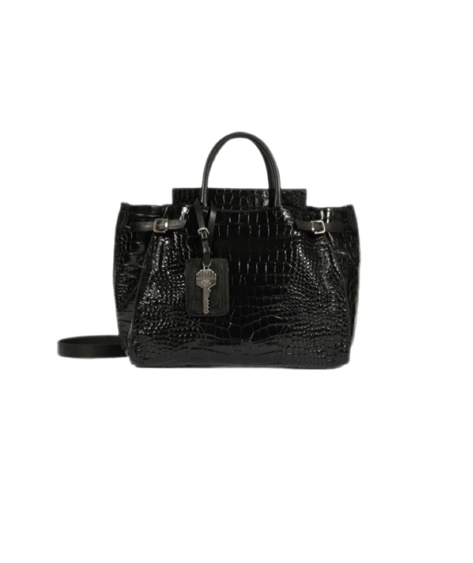 BOLSA COURO CROCO SCHUTZ