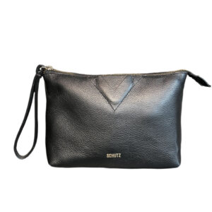 NECESSAIRE COURO PRETA SCHUTZ