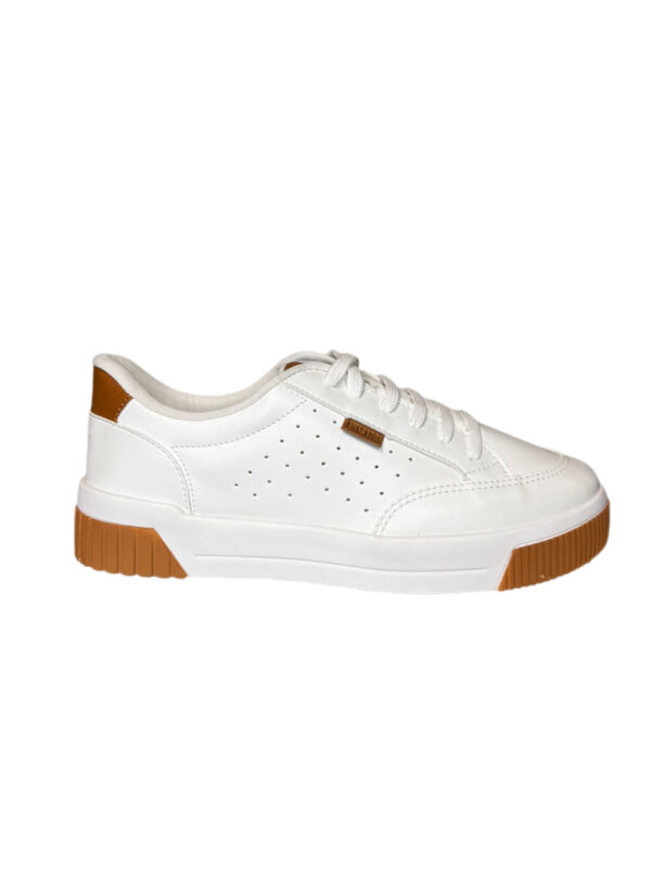 TÊNIS ANACAPRI BRANCO/CANELA