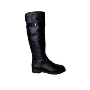 BOTA DUMOND COURO PRETA CANO LONGO