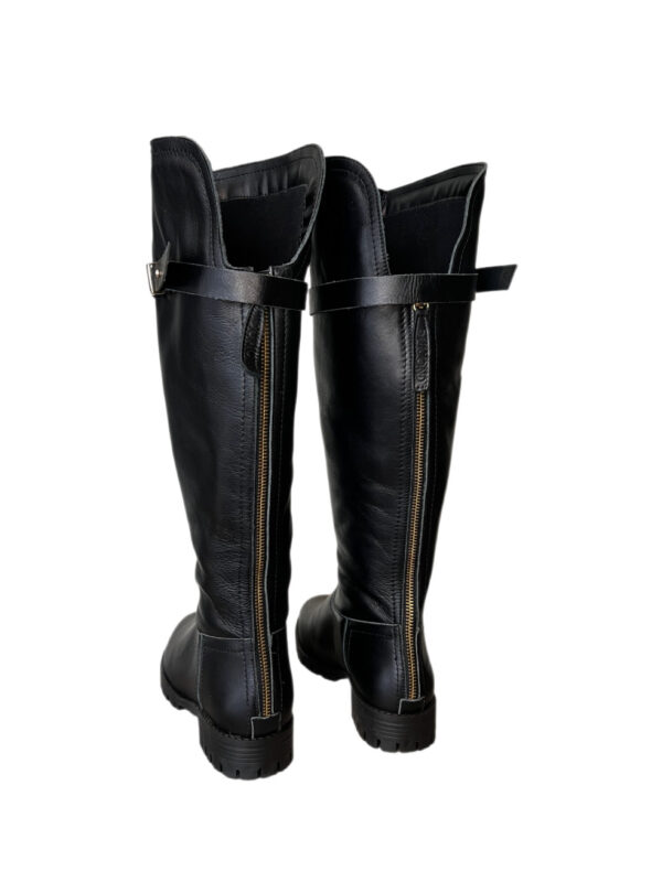 BOTA DUMOND COURO PRETA CANO LONGO - Imagem 2