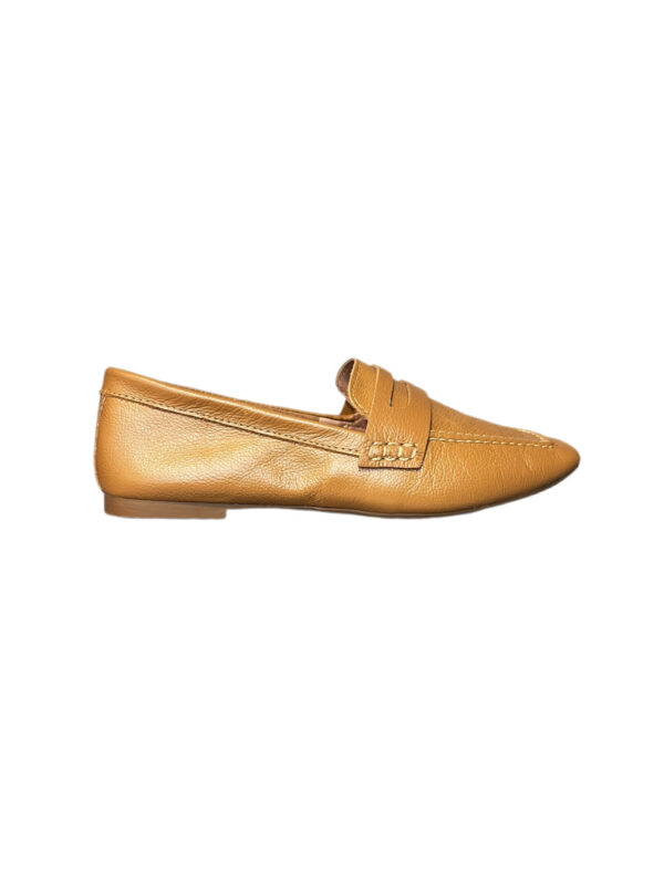 MOCASSIM COURO CARAMELO ARMAZÉMK