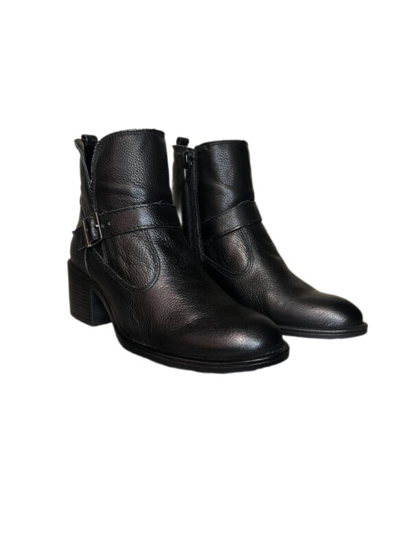 BOTA COURO PRETO ARMAZÉM K - Imagem 2