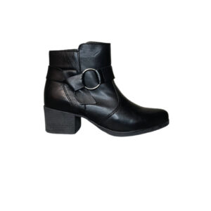 BOTA COURO PRETO ARMAZÉM K