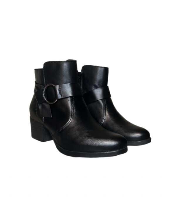 BOTA COURO PRETO ARMAZÉM K - Imagem 2