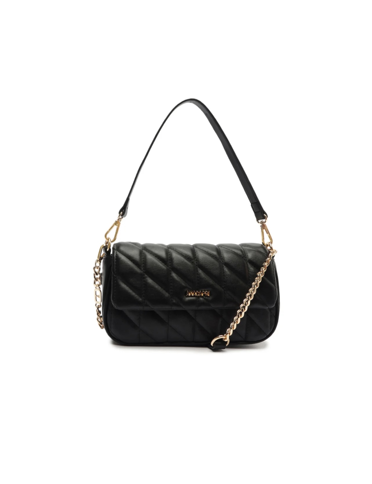 BOLSA TIRACOLO PRETA ANACAPRI